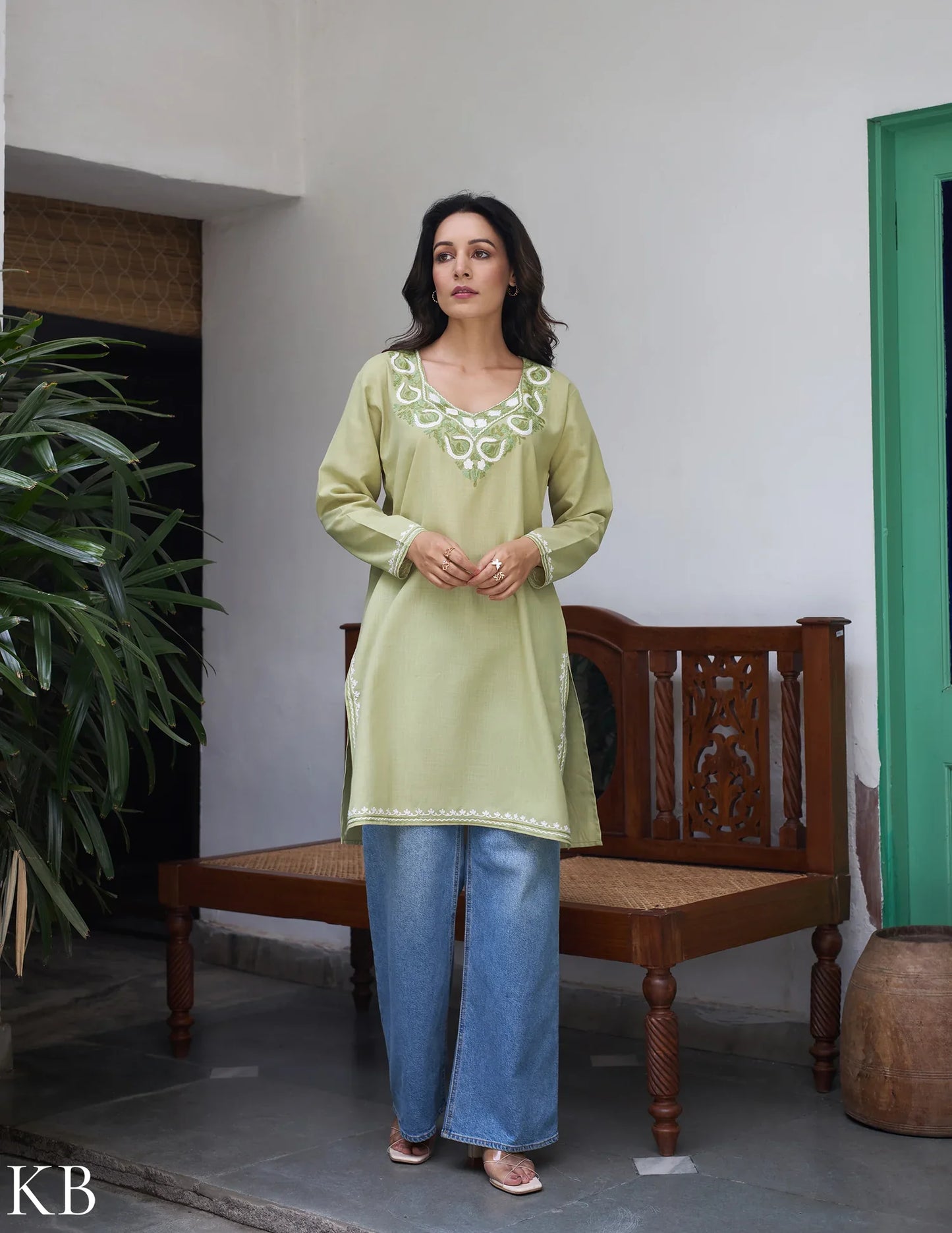 Kashmir Box Kurti