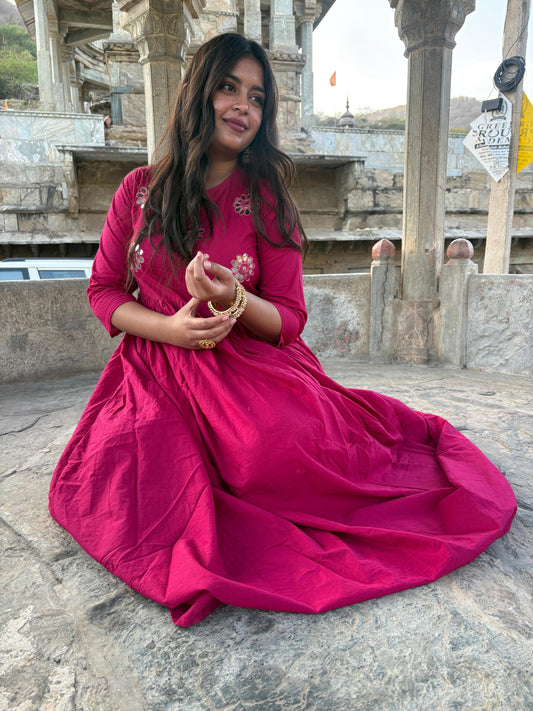 Gulraani Mirror Bloom Anarkali