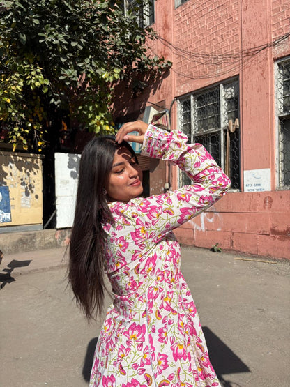 Long Sleeve Floral Maxi Dress