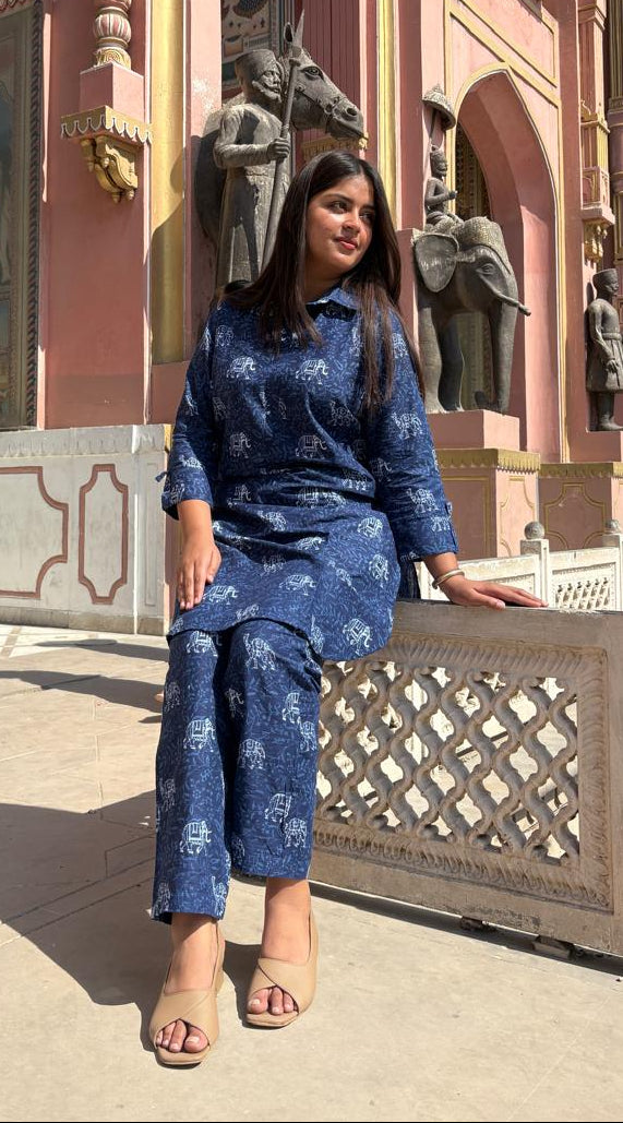 Indigo Rajsi Co-ord Set