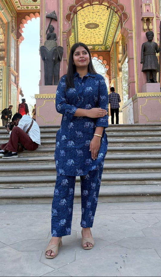 Indigo Rajsi Co-ord Set