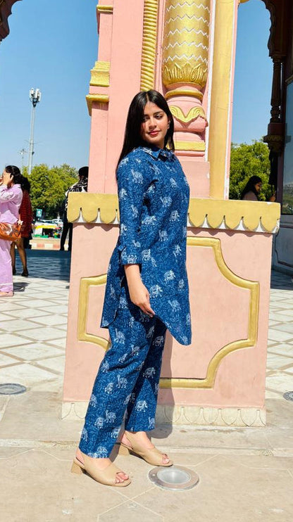 Indigo Rajsi Co-ord Set