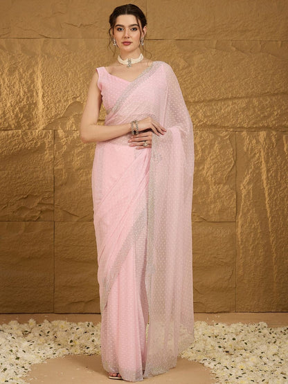 Embellished Beads and Stones Saree